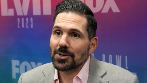 Dean Blandino at Fox Sports media day at the Phoenix Convention Center.